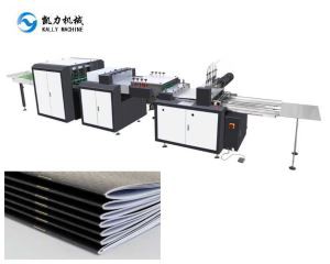 Pratybų sąsiuvinis susiuvimo lankstymo mašina